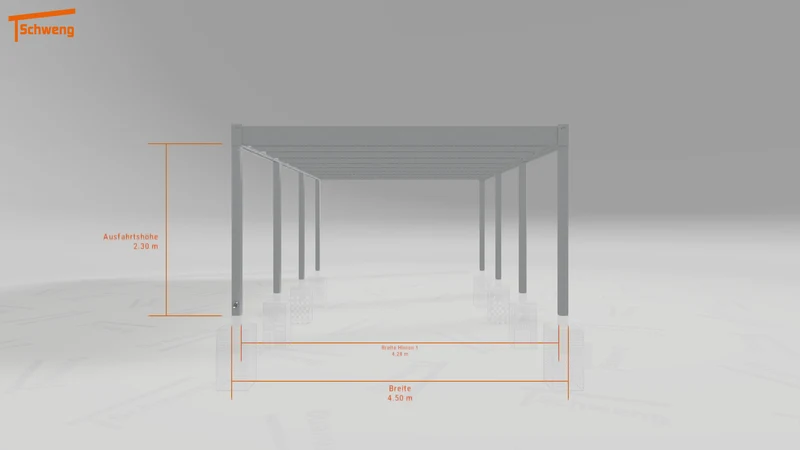 #DE Schweng Flachdachcarport C600+ (ID v4rjkr) #MTG