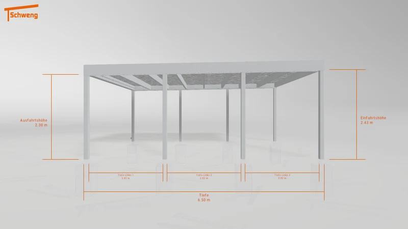 #DE Schweng Flachdachcarport C600+ (ID v4rjkr) #MTG