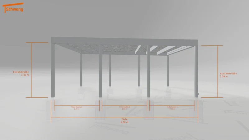 #DE Schweng Flachdachcarport C600+ (ID v4rjkr) #MTG