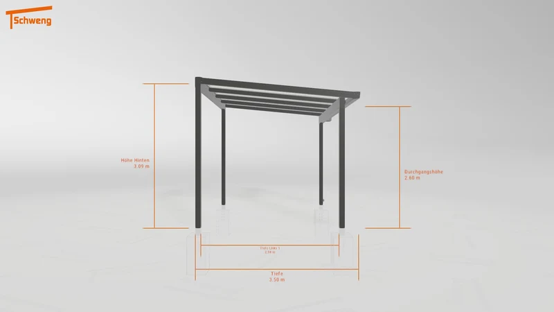 #DE Schweng Terrassenüberdachung S400 (ID jj9p2m)
