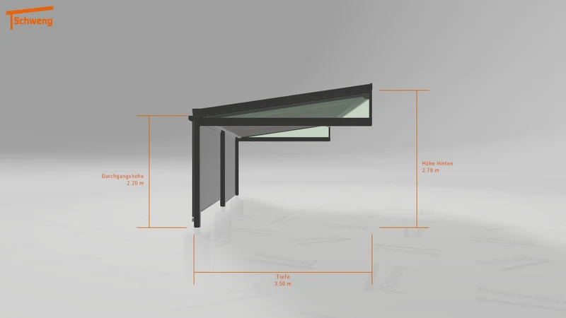 #DE Schweng Terrassenüberdachung S400 (ID k2yvdd)