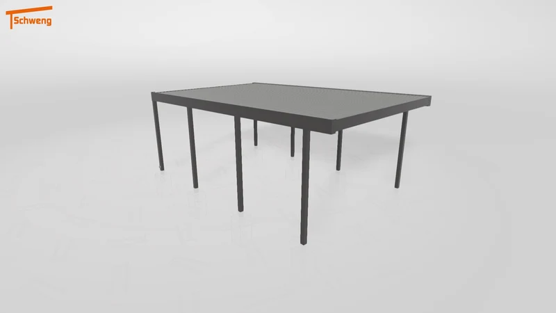 #DE Schweng Flachdachcarport C600+ (ID jj9gdw)