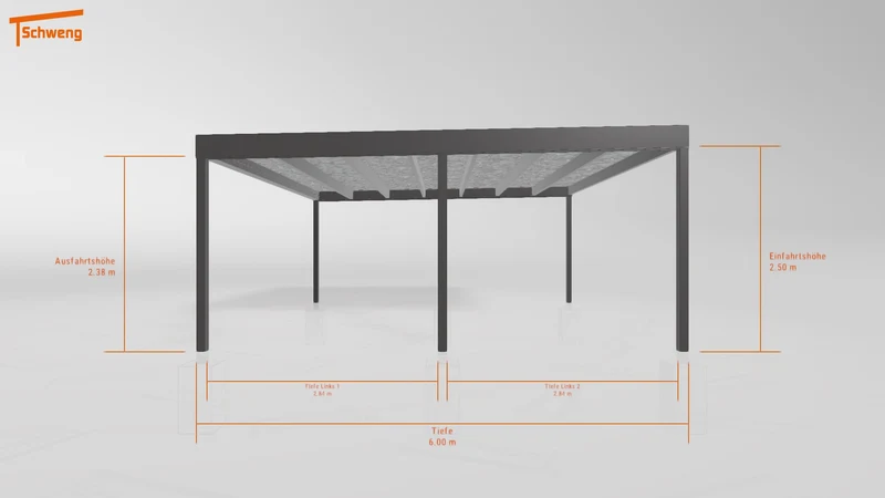 #DE Schweng Flachdachcarport C600+ (ID 2qx9vb) #MTG