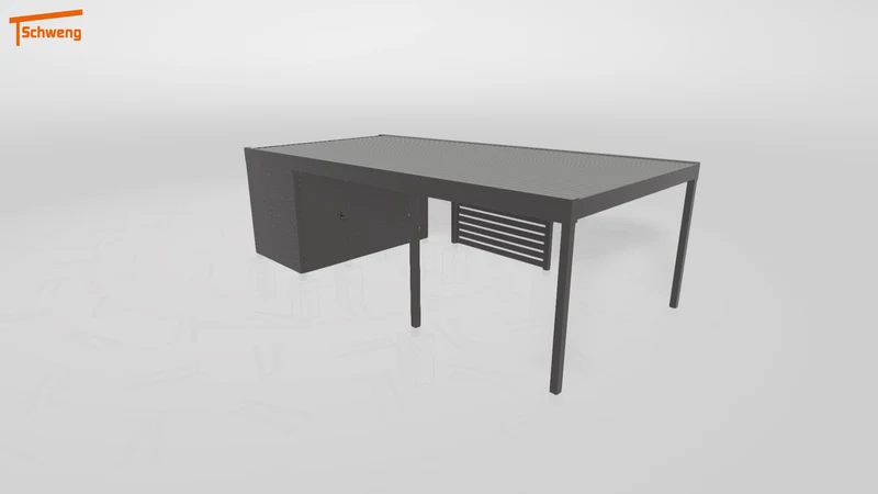 #DE Schweng Flachdachcarport C600 (ID k2yw9q) #MTG