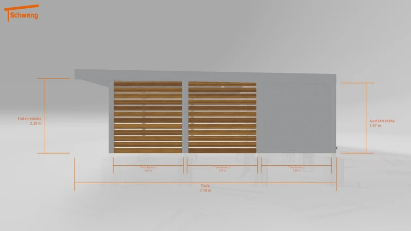 #DE Schweng Flachdachcarport C600 (ID v4rzkj) #MTG