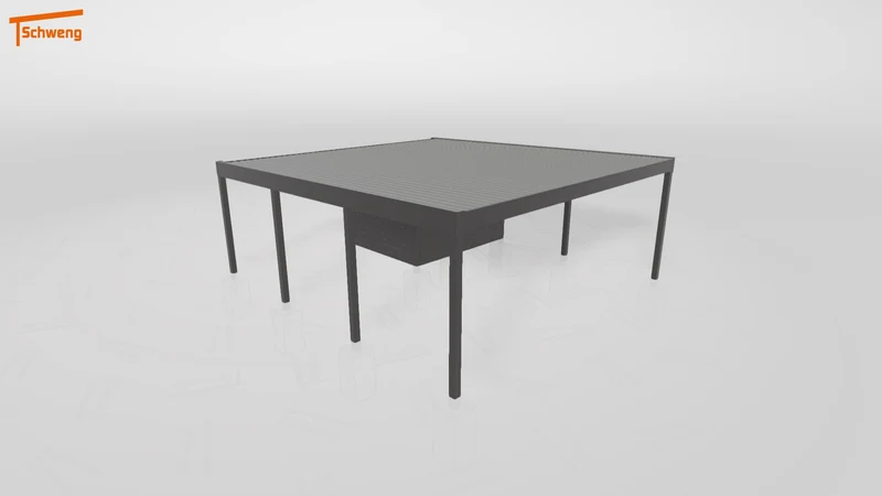 #DE Schweng Flachdachcarport C600+ (ID zbgrqd)