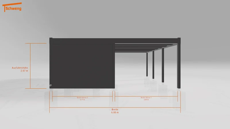 #DE Schweng Flachdachcarport C600+ (ID zbgrqd)