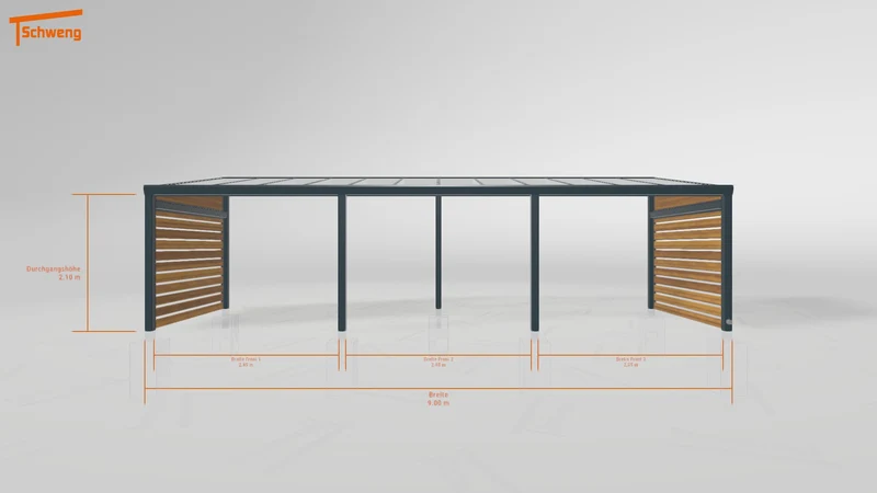 #DE Schweng Terrassenüberdachung S400 (ID 77mxn8)