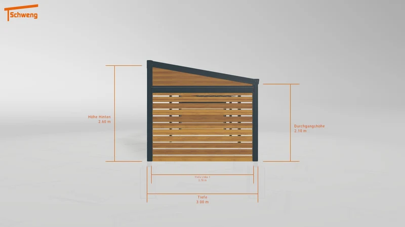 #DE Schweng Terrassenüberdachung S400 (ID 77mxn8)