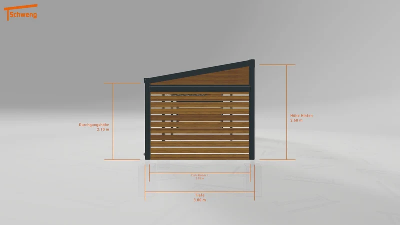 #DE Schweng Terrassenüberdachung S400 (ID 77mxn8)