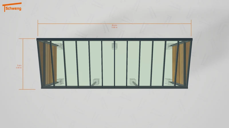 #DE Schweng Terrassenüberdachung S400 (ID 77mxn8)