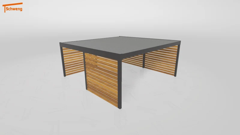 #DE Schweng Flachdachcarport C600+ (ID jj9mpy) #MTG