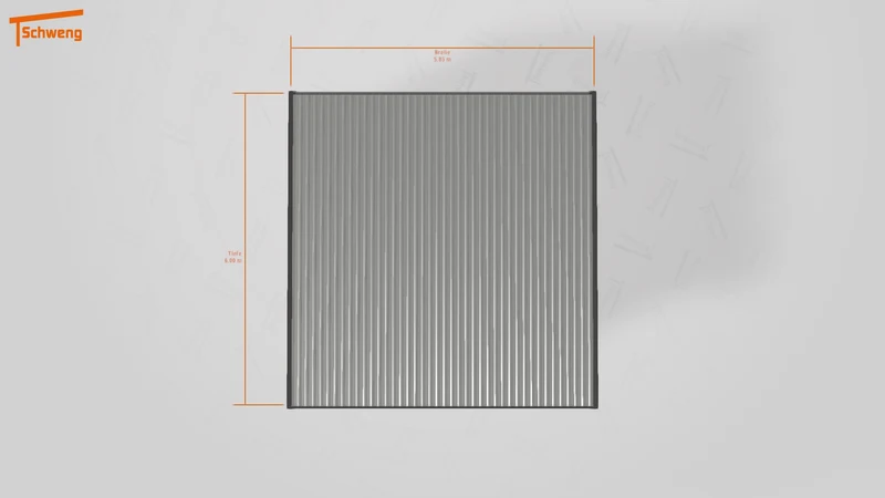 #DE Schweng Flachdachcarport C600+ (ID 77m325) #MTG