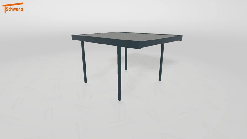 #AT Schweng Flachdachcarport C600 (ID 5mwr7w)