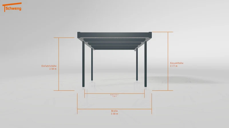 #AT Schweng Flachdachcarport C600 (ID 5mwr7w)