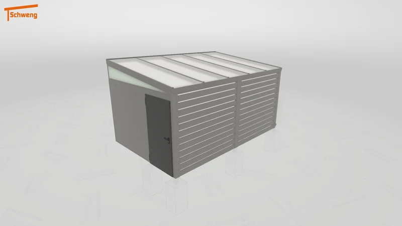 #DE Schweng Pultdachcarport S350 (ID zbg939) #MTG