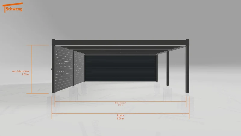 #DE Schweng Flachdachcarport C600 (ID g7gdm4) #MTG