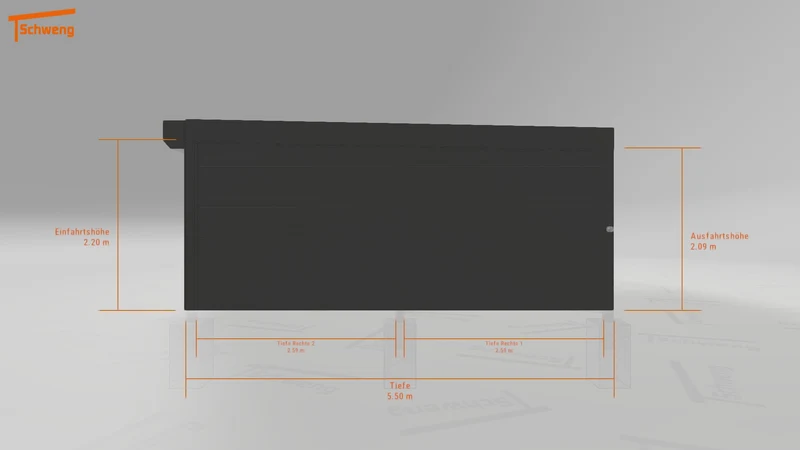 #DE Schweng Flachdachcarport C600 (ID g7gdm4) #MTG