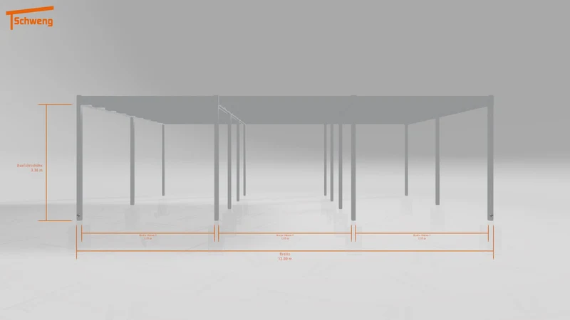 #DE Schweng Flachdachcarport C600+ (ID 85bjnr) #MTG