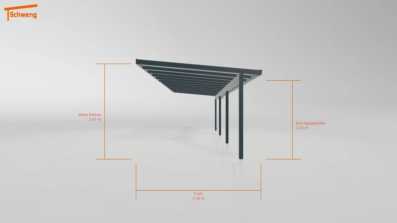 #DE Schweng Terrassenüberdachung S400 (ID qdw8kn)