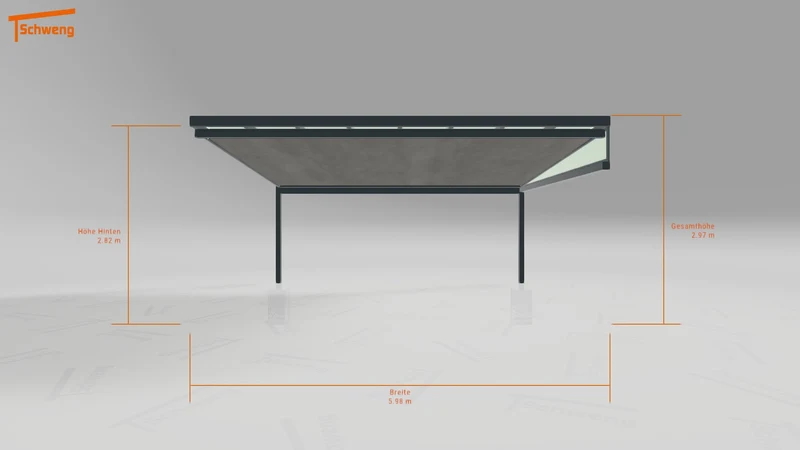 #DE Schweng Terrassenüberdachung S400 (ID rjzdg5)