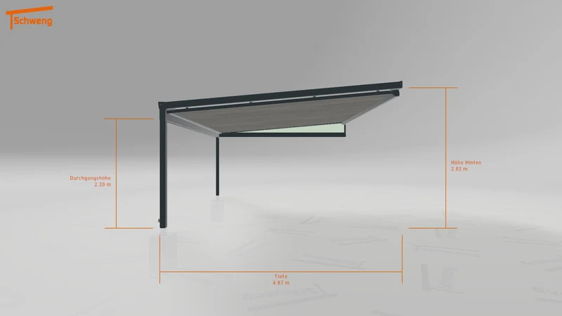 #DE Schweng Terrassenüberdachung S400 (ID rjzdg5)