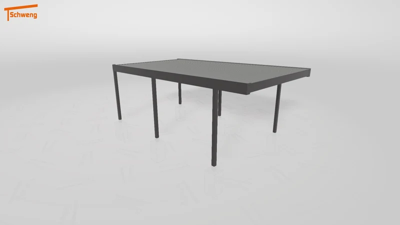 #DE Schweng Flachdachcarport C600 (ID jj972w)