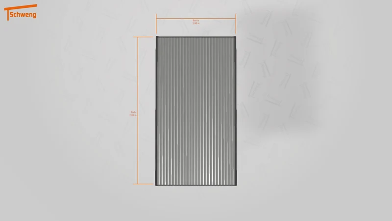 #DE Schweng Flachdachcarport C600 (ID jj972w)