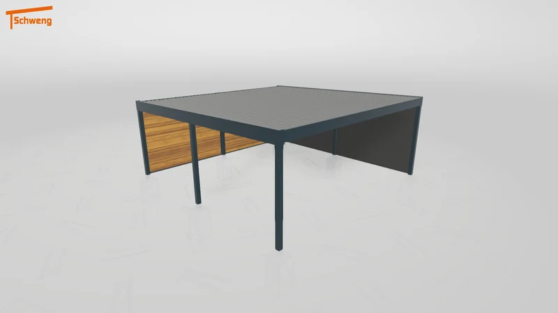 #DE Schweng Flachdachcarport C600 (ID mj7px8) #MTG