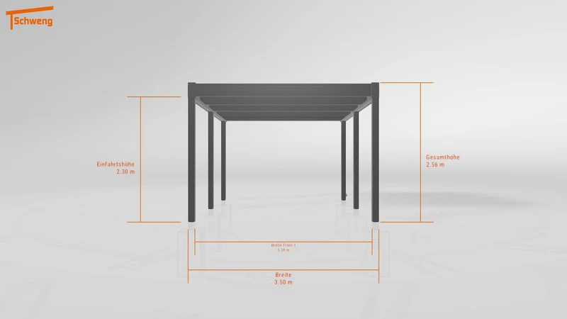 #DE Schweng Flachdachcarport C600+ (ID g7gd9d) #MTG