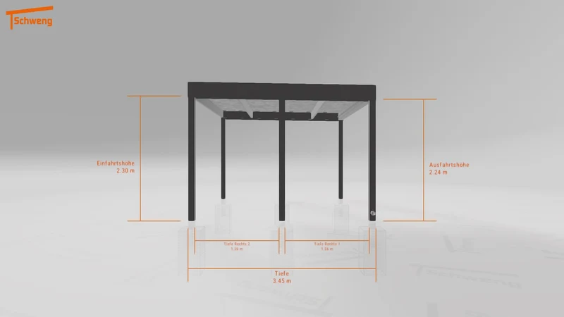 #DE Schweng Flachdachcarport C600+ (ID g7gd9d) #MTG