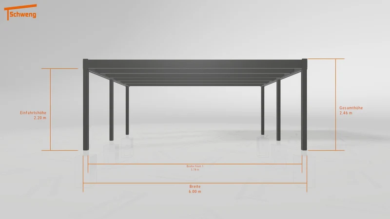 #DE Schweng Flachdachcarport C600+ (ID ygnz3v) #MTG