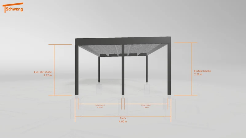 #DE Schweng Flachdachcarport C600+ (ID ygnz3v) #MTG