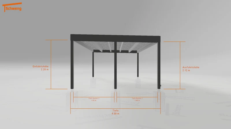 #DE Schweng Flachdachcarport C600+ (ID ygnz3v) #MTG