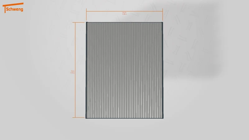 #DE Schweng Flachdachcarport C600+ (ID ygnz33)