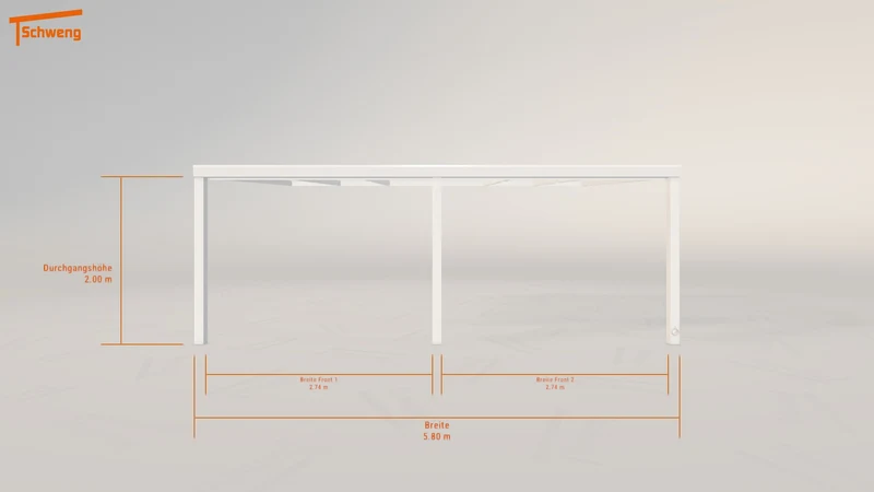 #DE Schweng Pultdachcarport S400 (ID 338yrq)