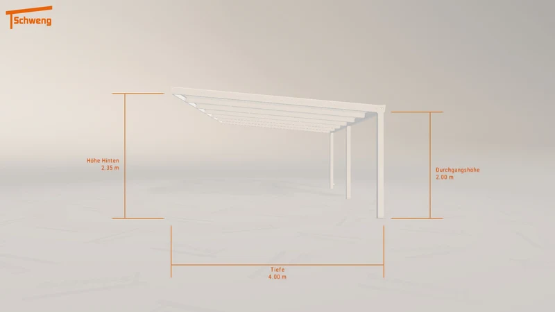 #DE Schweng Pultdachcarport S400 (ID 338yrq)