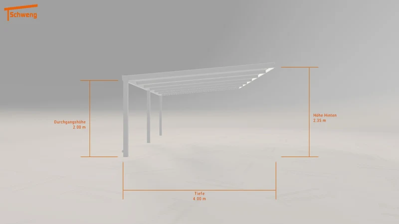 #DE Schweng Pultdachcarport S400 (ID 338yrq)