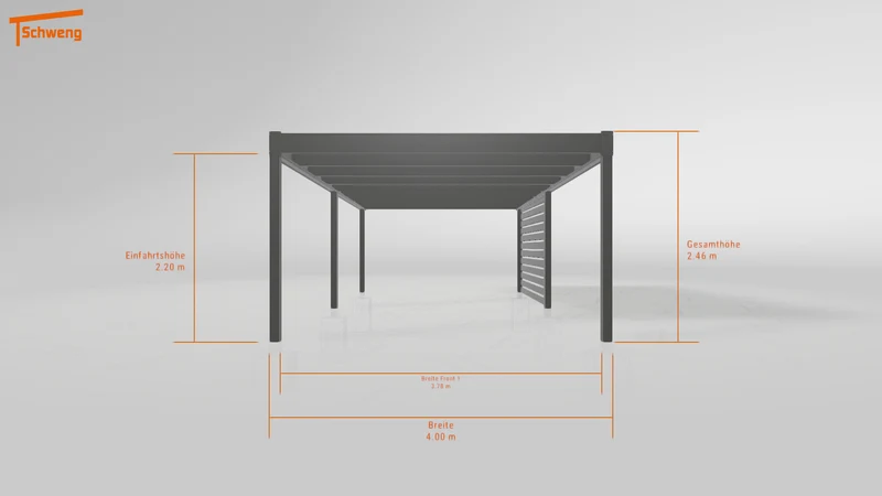 #DE Schweng Flachdachcarport C600 (ID v4rzjg) #MTG