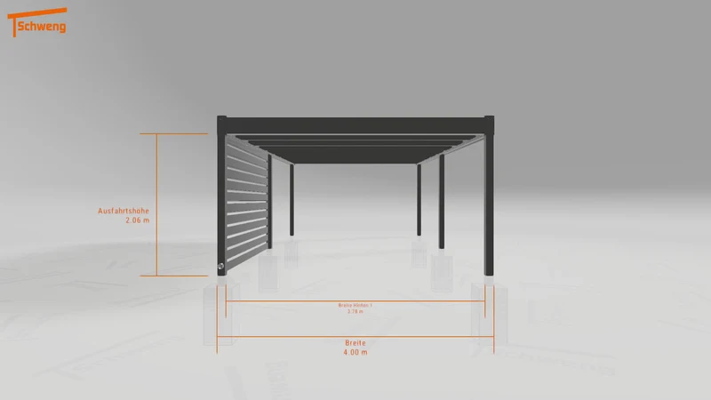 #DE Schweng Flachdachcarport C600 (ID v4rzjg) #MTG