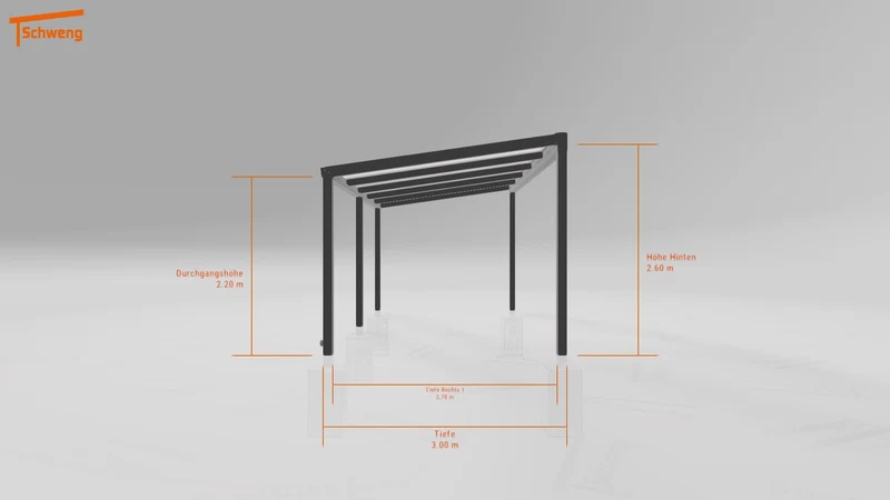 #DE Schweng Pultdachcarport S350 (ID jj9dpq) #MTG