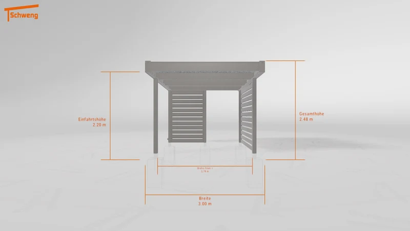 #DE Schweng Flachdachcarport C600 (ID bkgzdb) #MTG