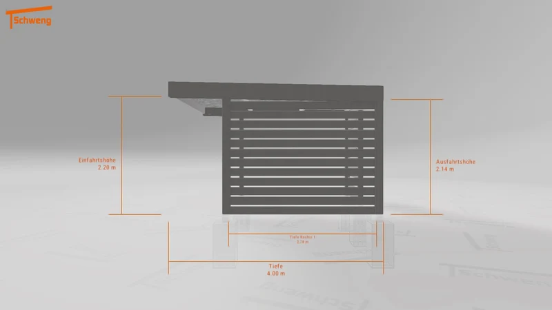 #DE Schweng Flachdachcarport C600 (ID bkgzdb) #MTG