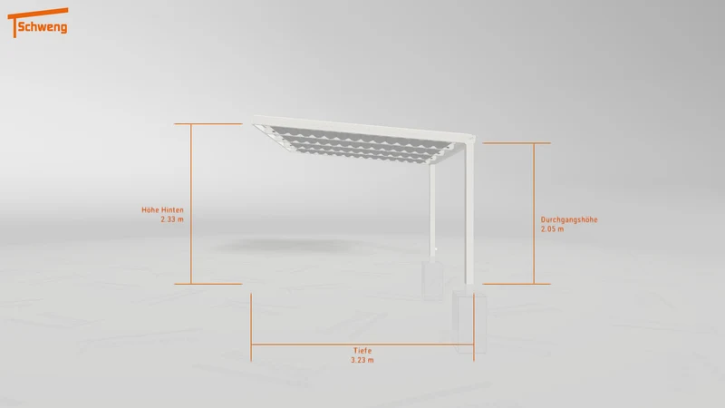 #DE Schweng Terrassenüberdachung S350 (ID bkgzxr)
