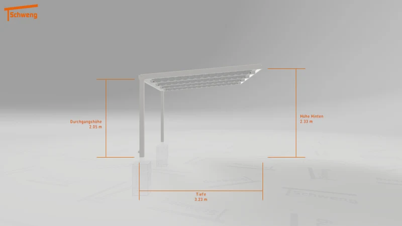 #DE Schweng Terrassenüberdachung S350 (ID bkgzxr)