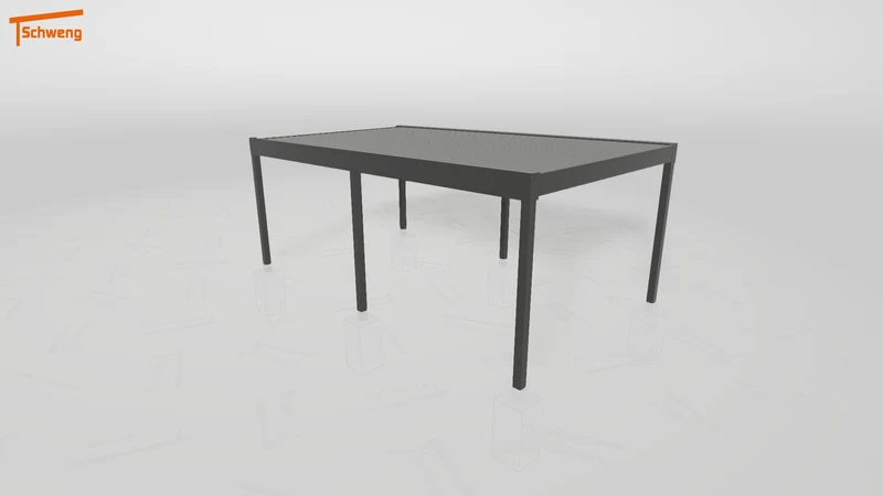 #DE Schweng Flachdachcarport C600 (ID x7nq2b)