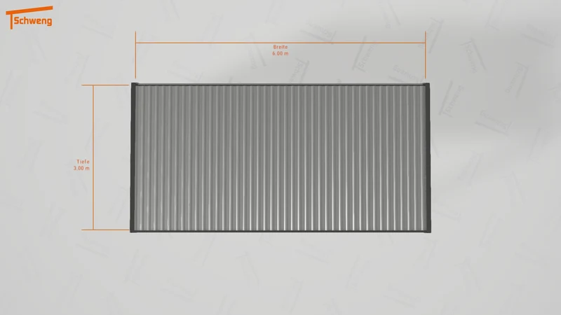 #DE Schweng Flachdachcarport C600 (ID 5mwr7q)