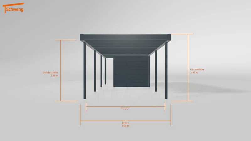 #DE Schweng Flachdachcarport C600+ (ID bkgrrq) #MTG