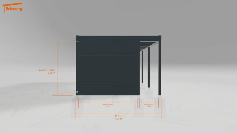 #DE Schweng Flachdachcarport C600+ (ID bkgrrq) #MTG