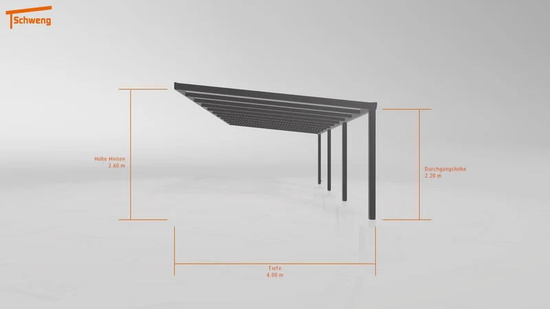 #DE Schweng Terrassenüberdachung S400 (ID qdw9zw)